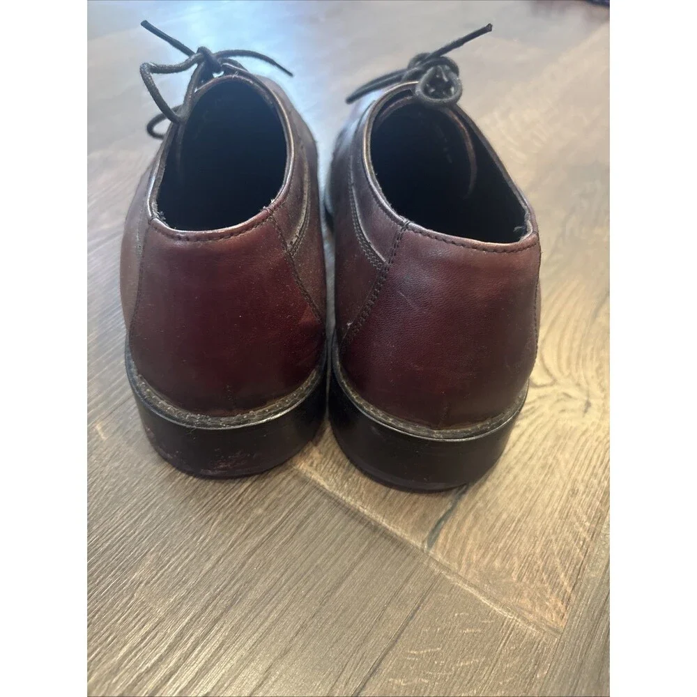J. Murphy by Johnston & Murphy Captoe Oxford Dress Lace Up US 10.5 Burgundy